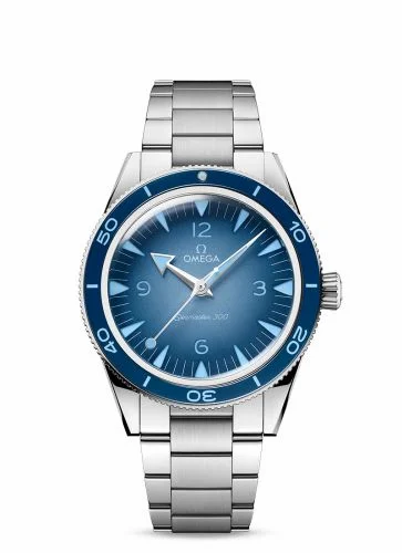 Omega Seamaster 300 Master Chronometer Stainless Steel / Summer Blue / Bracelet 234.30.41.21.03.002 (23430412103002)